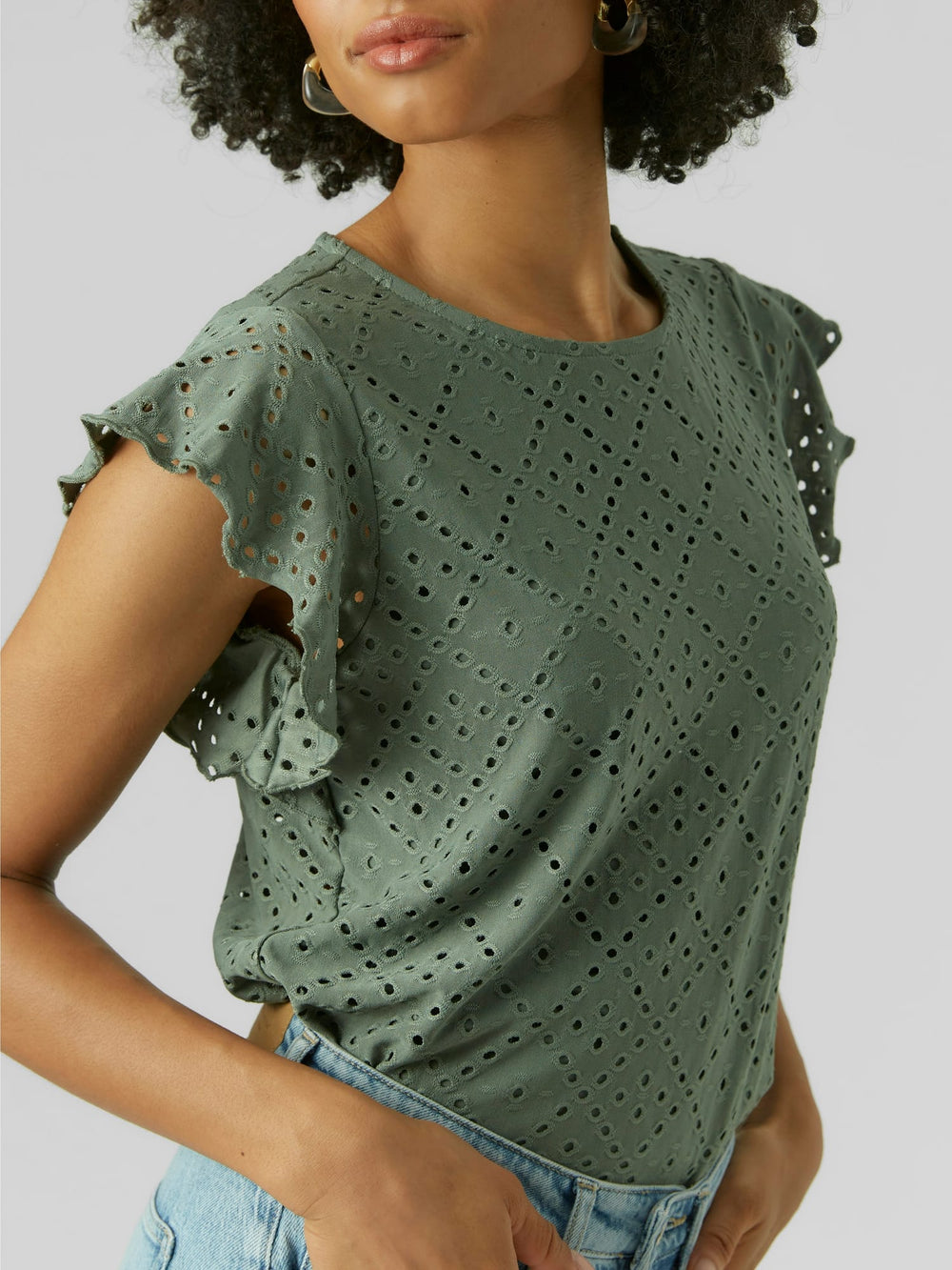 VERO MODA Tassa T-shirt olijf – dames