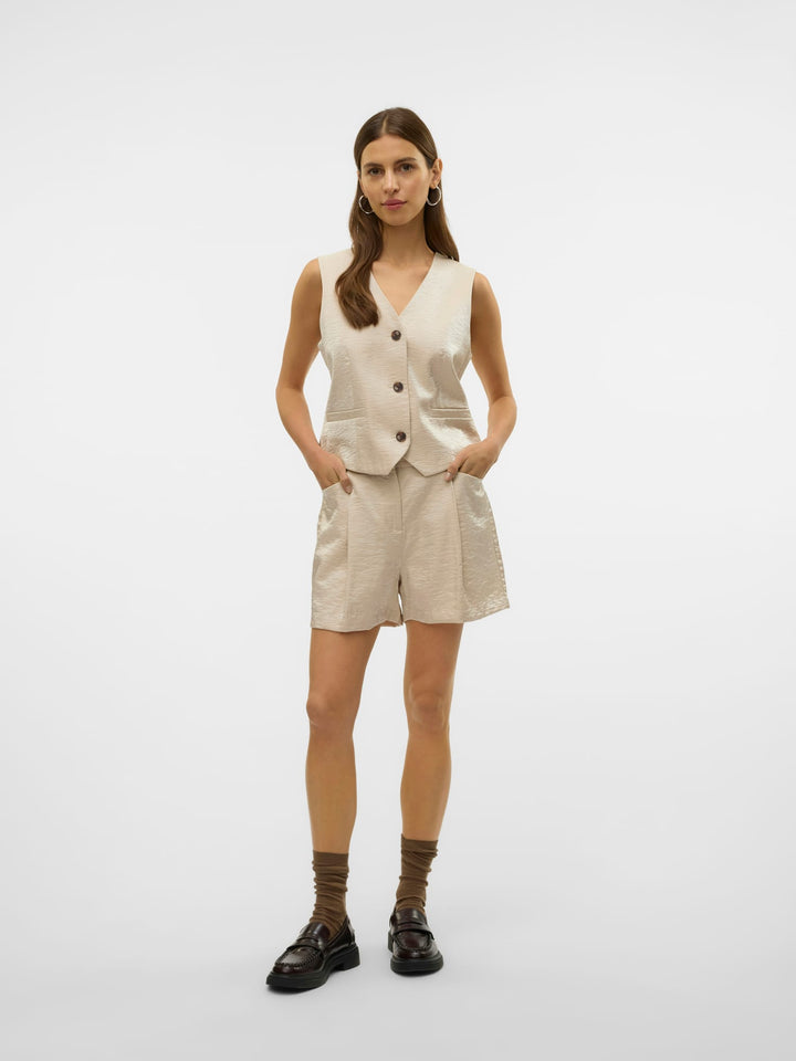 VERO MODA Liana shorts beige – dames