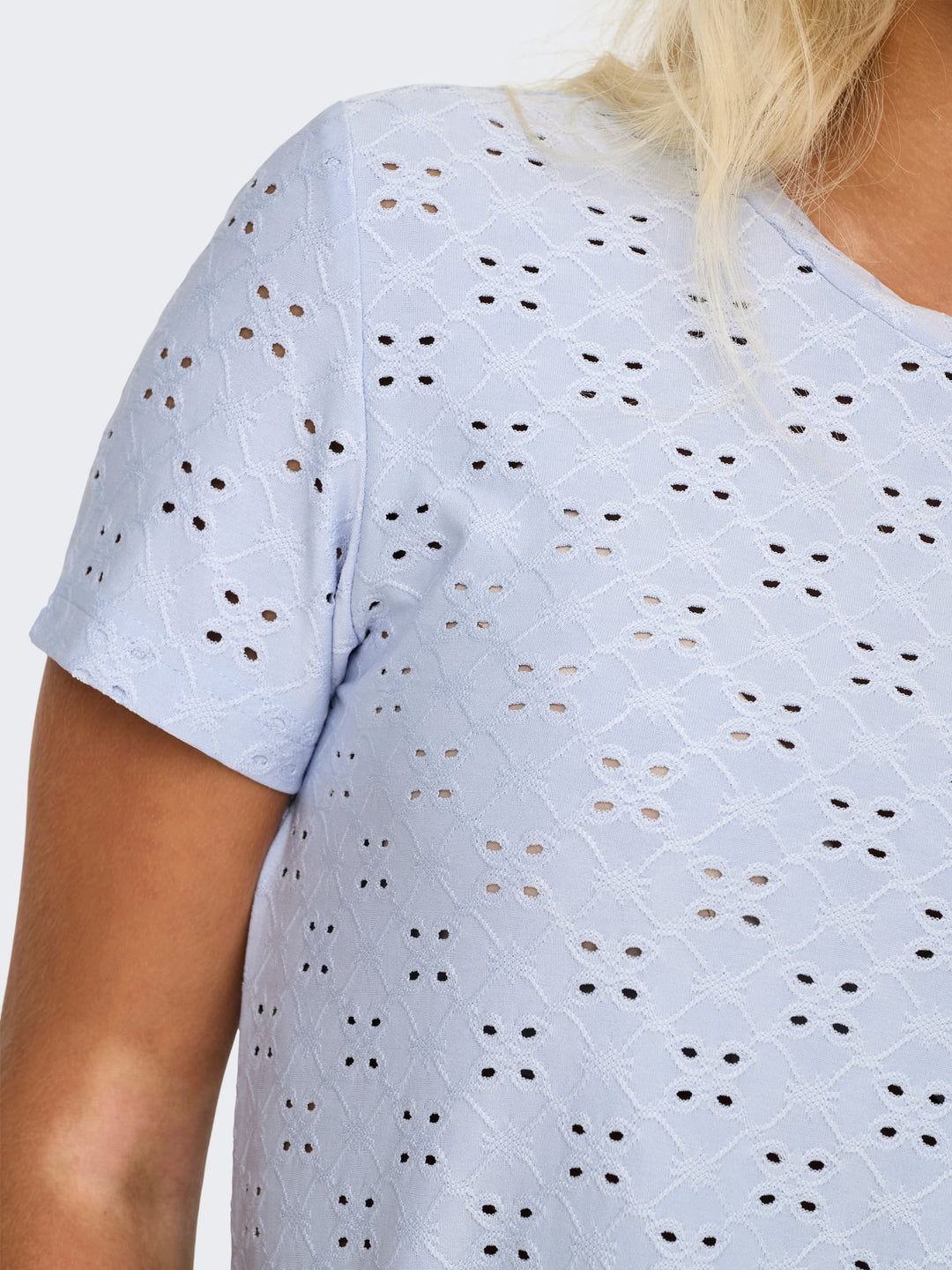 Jacqueline de Yong Cathinka lichtblauw T-shirt dames