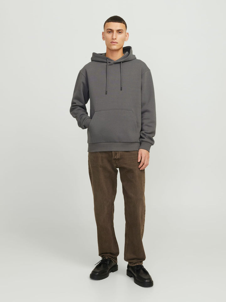Jack & Jones 12249340 Bradley hoodie – heren - Steel