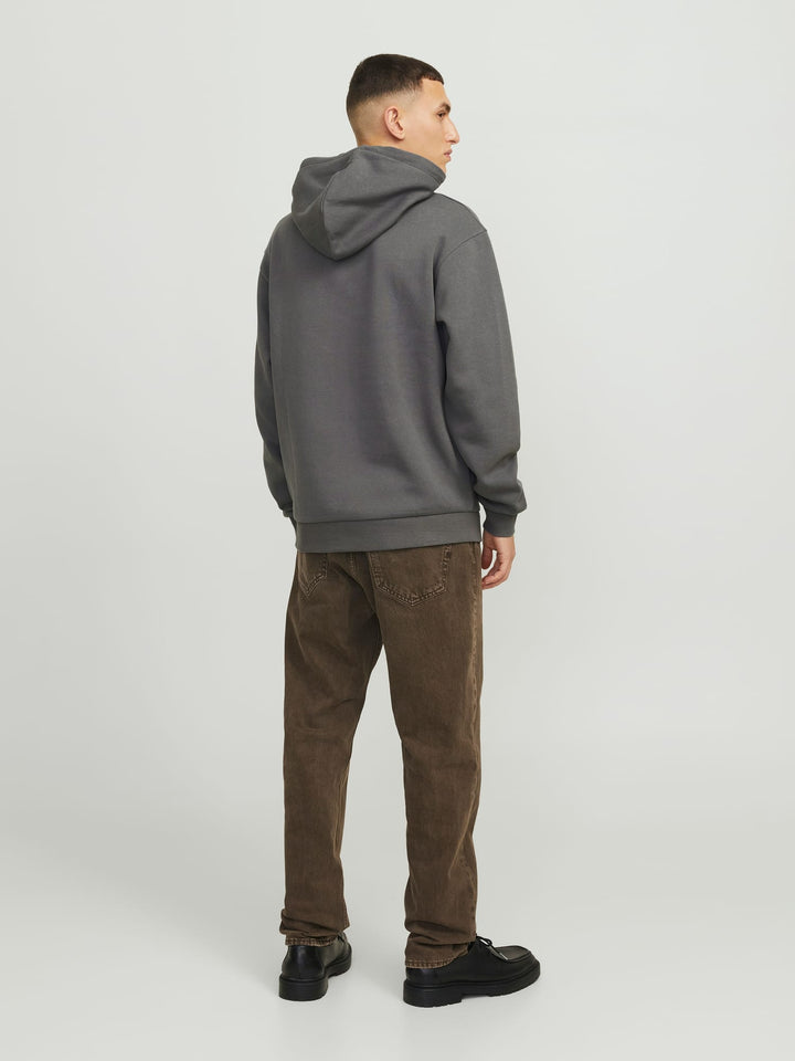 Jack & Jones 12249340 Bradley hoodie – heren - Steel
