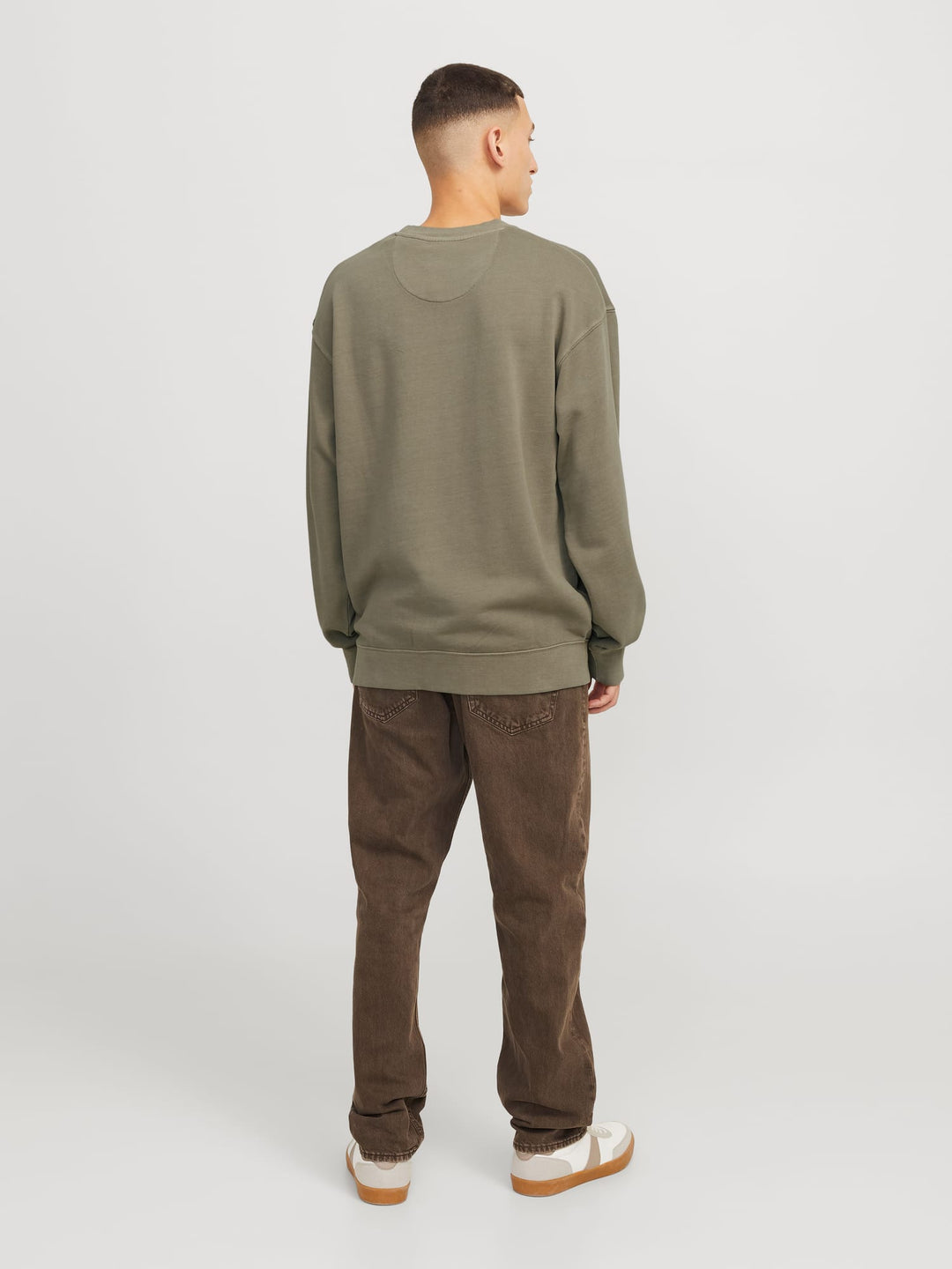Jack & Jones 12268273 sweater heren lichtgrijs