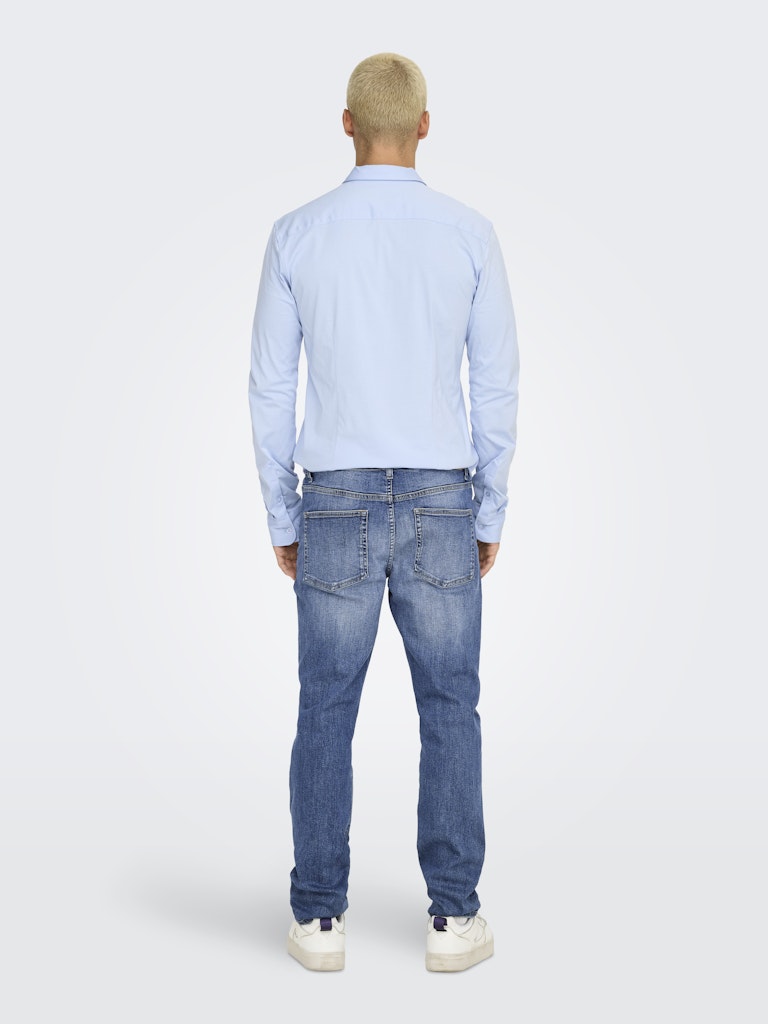 ONLY & SONS weft jeans regular fit – heren - Blue Denim - L34