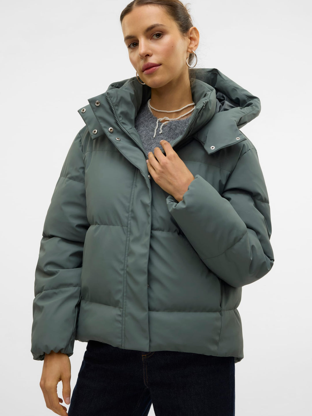 VERO MODA 10311315 Gretakylie winterjas olijf – dames