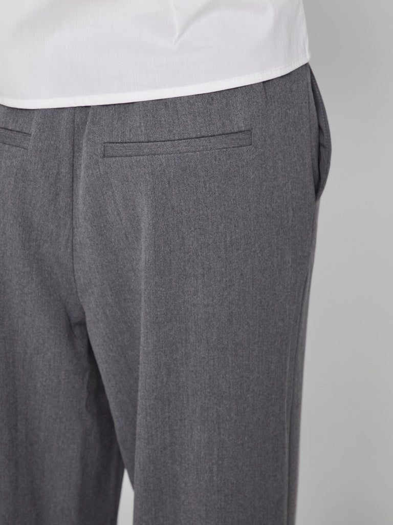 Vila VIVARONE HW WIDE PANT grijs – dames lange broek