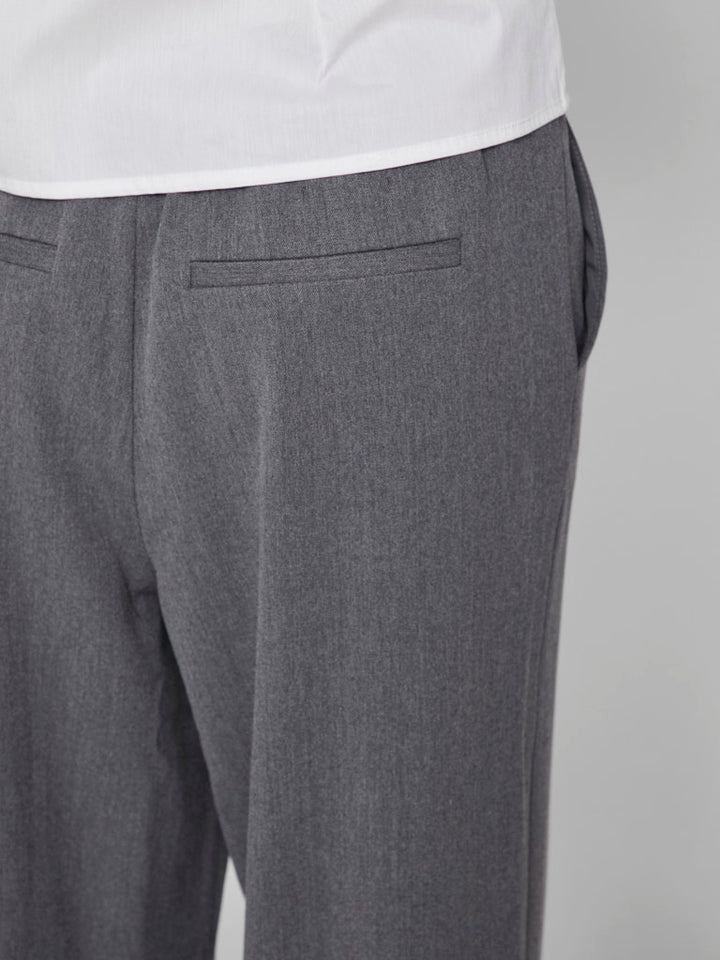 Vila VIVARONE HW WIDE PANT grijs – dames lange broek