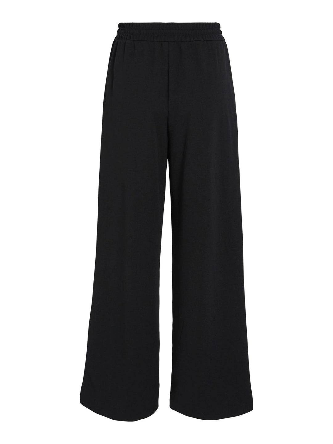 Vila VICLUA HW WIDE PANTS zwart – dames lange broek