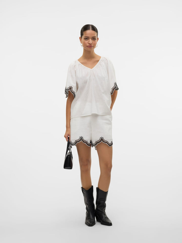VERO MODA 10329100 Diana shorts off-white – dames