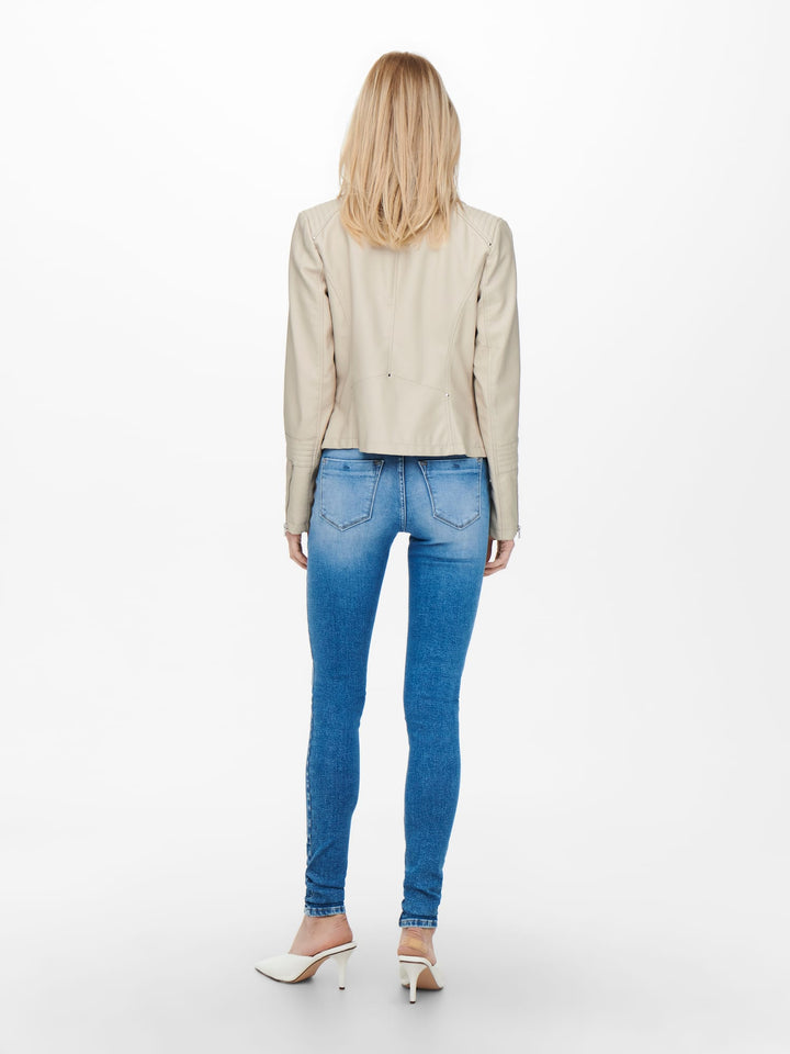Only Gemma bikerjack beige – dames