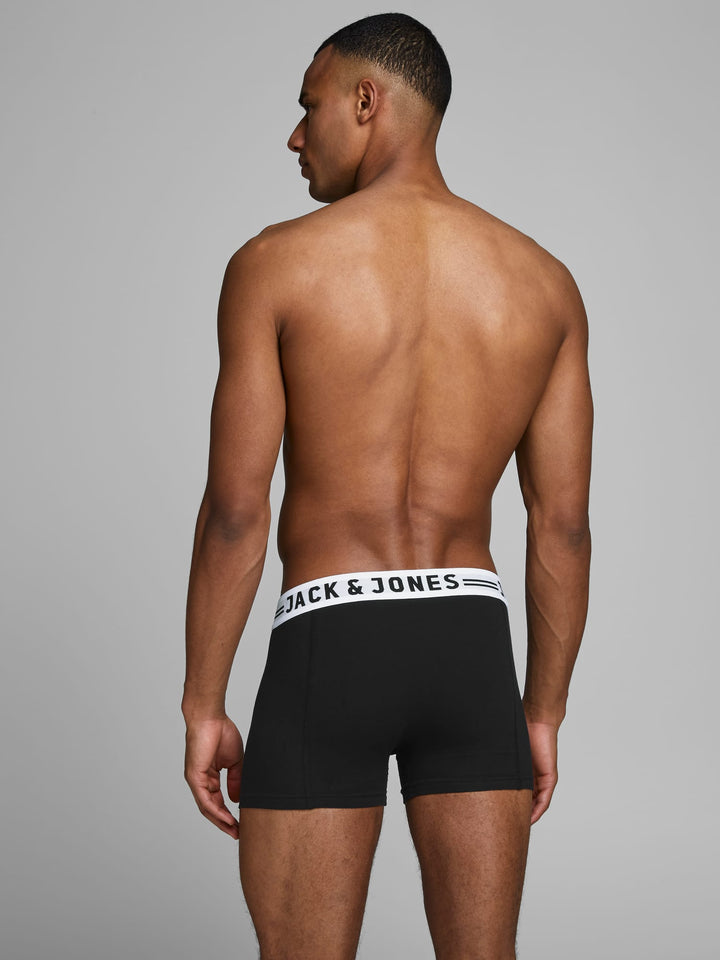Jack & Jones JACSENSE TRUNKS NOOS zwart – boxershort heren