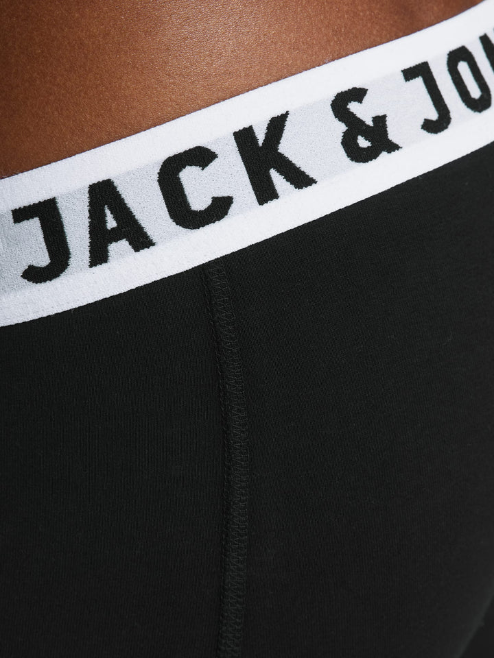 Jack & Jones JACSENSE TRUNKS NOOS zwart – boxershort heren