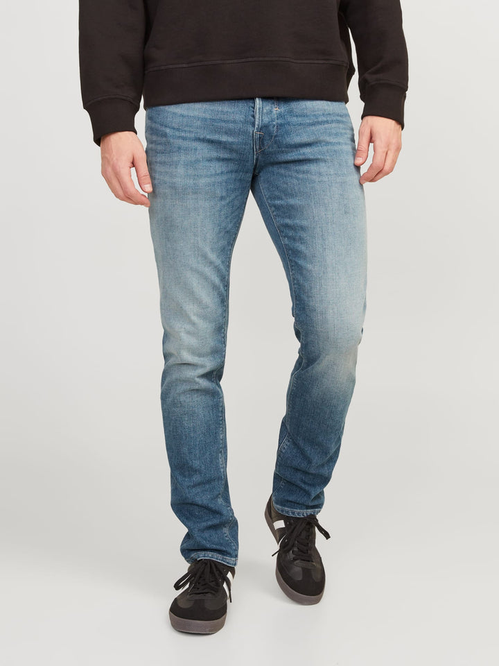 Jack & Jones tapered fit jeans blauw – heren - Blue Denim - L32