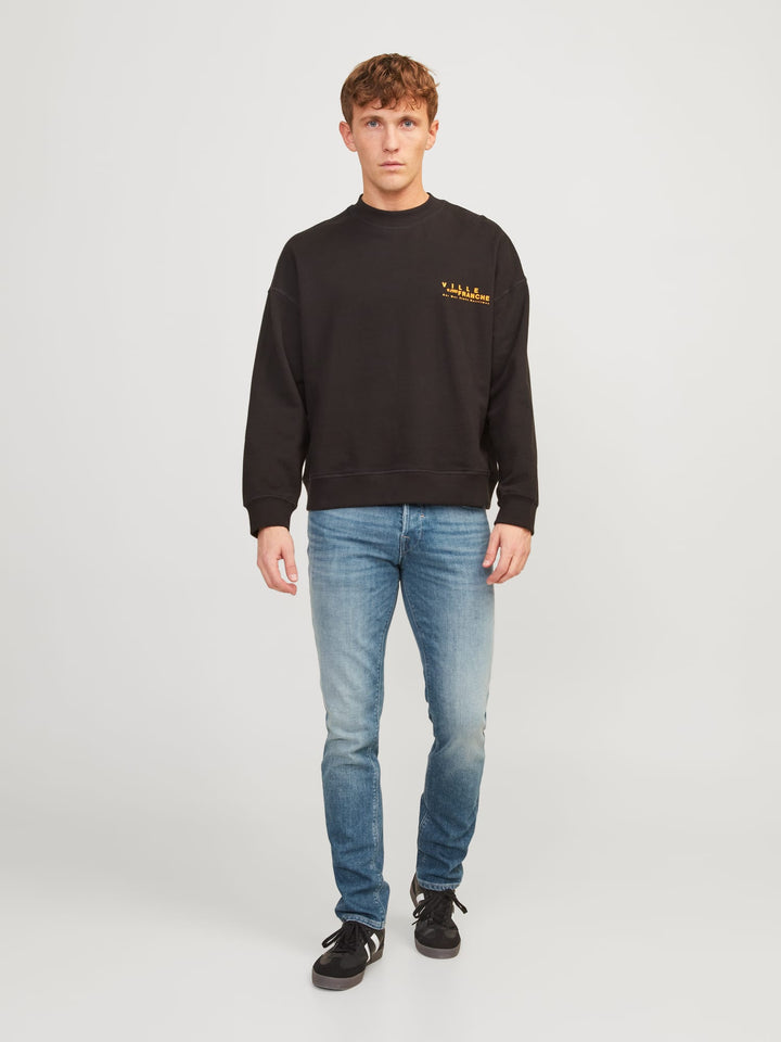 Jack & Jones tapered fit jeans blauw – heren - Blue Denim - L32
