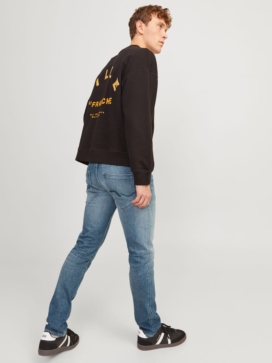 Jack & Jones tapered fit jeans blauw – heren - Blue Denim - L32