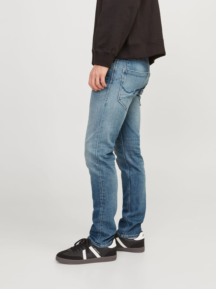 Jack & Jones tapered fit jeans blauw – heren - Blue Denim - L32