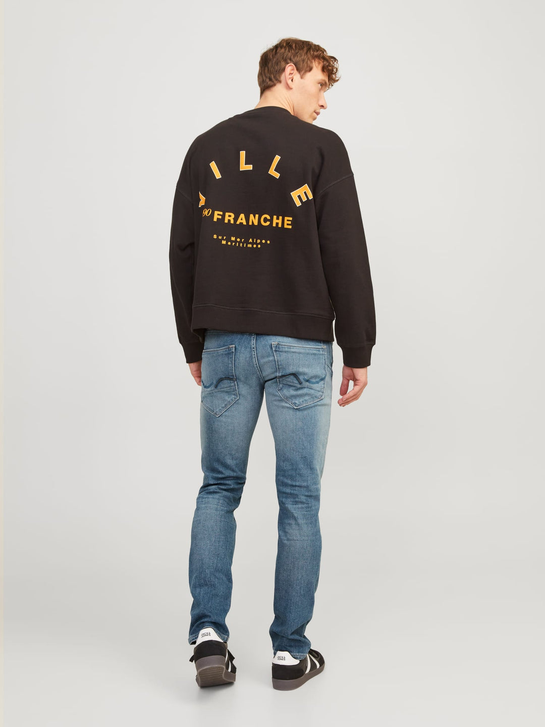 Jack & Jones tapered fit jeans blauw – heren - Blue Denim - L32