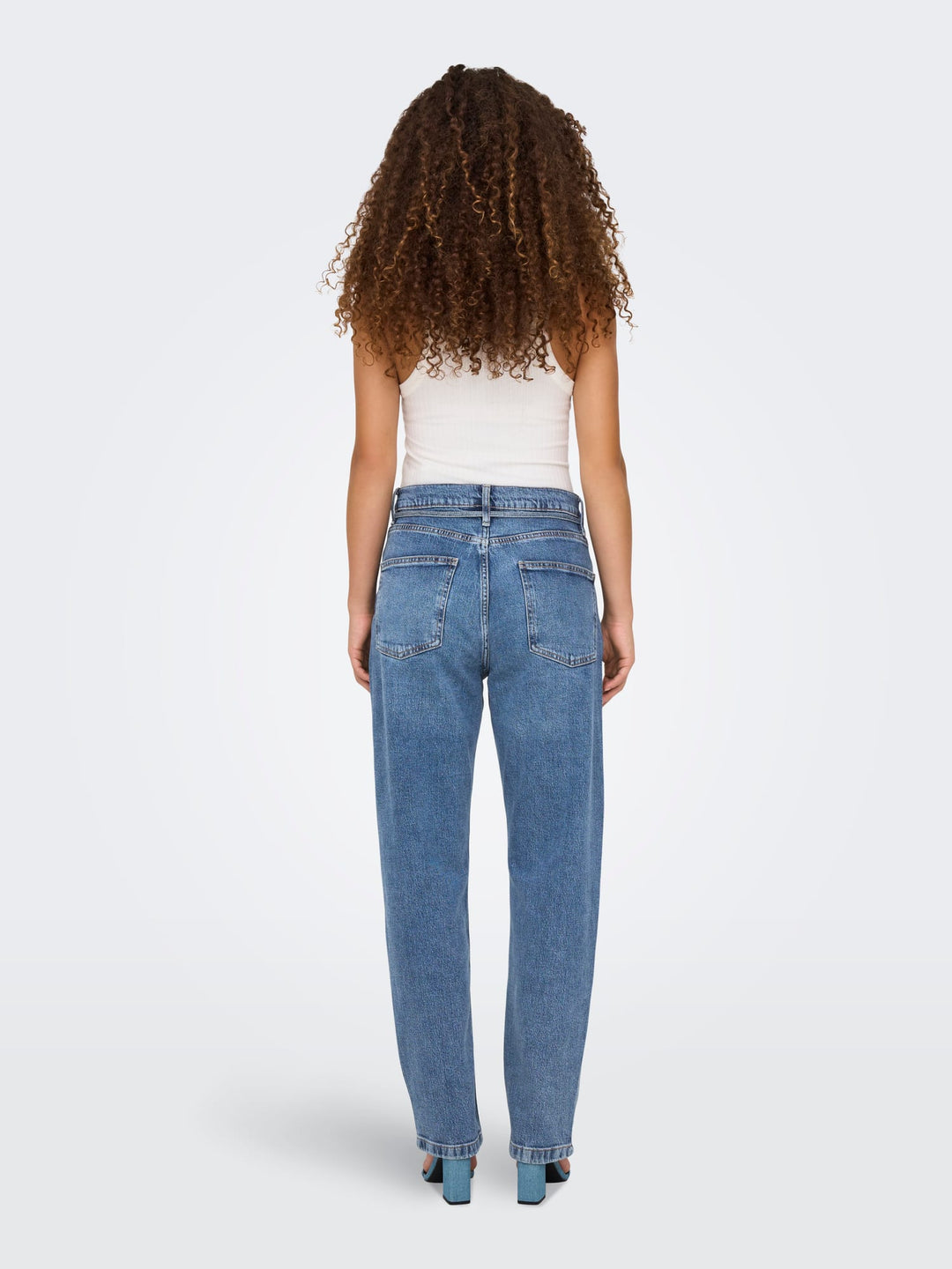 Only Gypsy jeans regular-straight fit – dames - Blue Denim