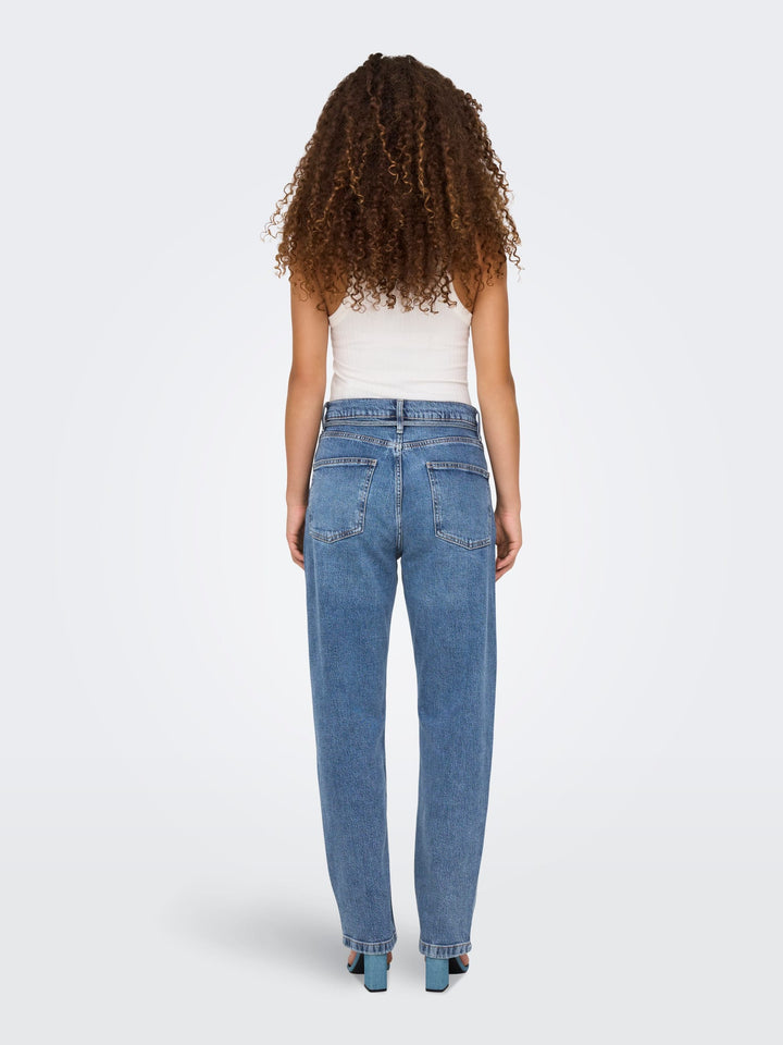 Only Gypsy jeans regular-straight fit – dames - Blue Denim