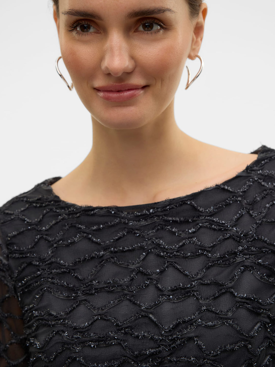 VERO MODA Elga top antraciet – dames