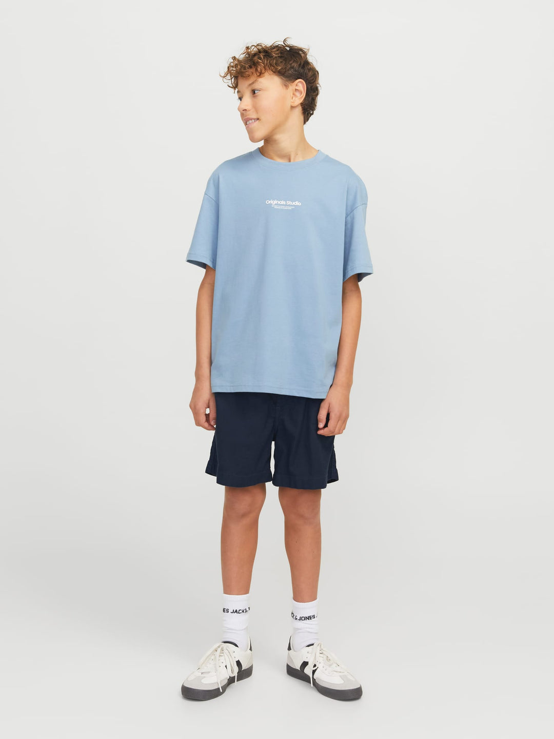 Jack & Jones Kids Jaiden shorts navy – jongens