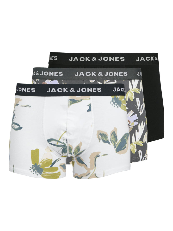 Jack & Jones 12273114 abstract trunks – heren boxershorts - Zwart Dessin