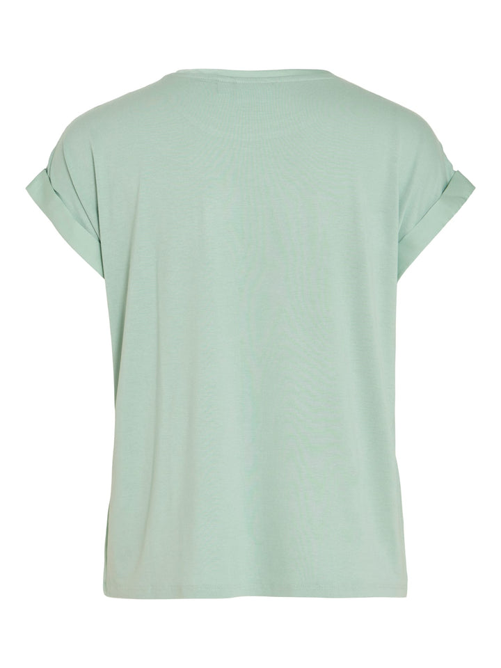 Vila 14059563 ellette t-shirt mint – dames