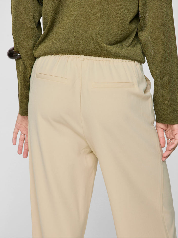 Vila 14087407 varone lange broek zand – dames