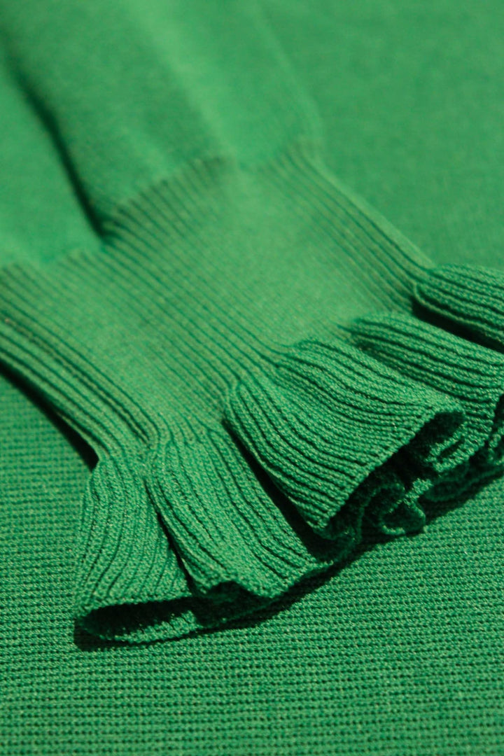 Lofty Manner PK09 - Sweater Ilja – dames trui - Groen