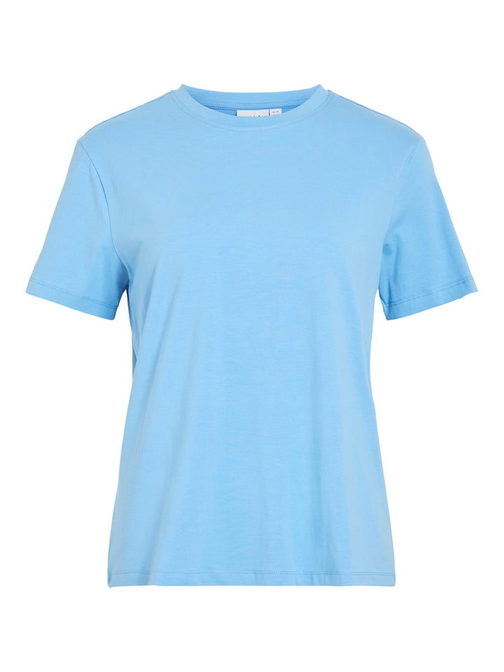 Vila VINORA S/S T-shirt lichtblauw – dames