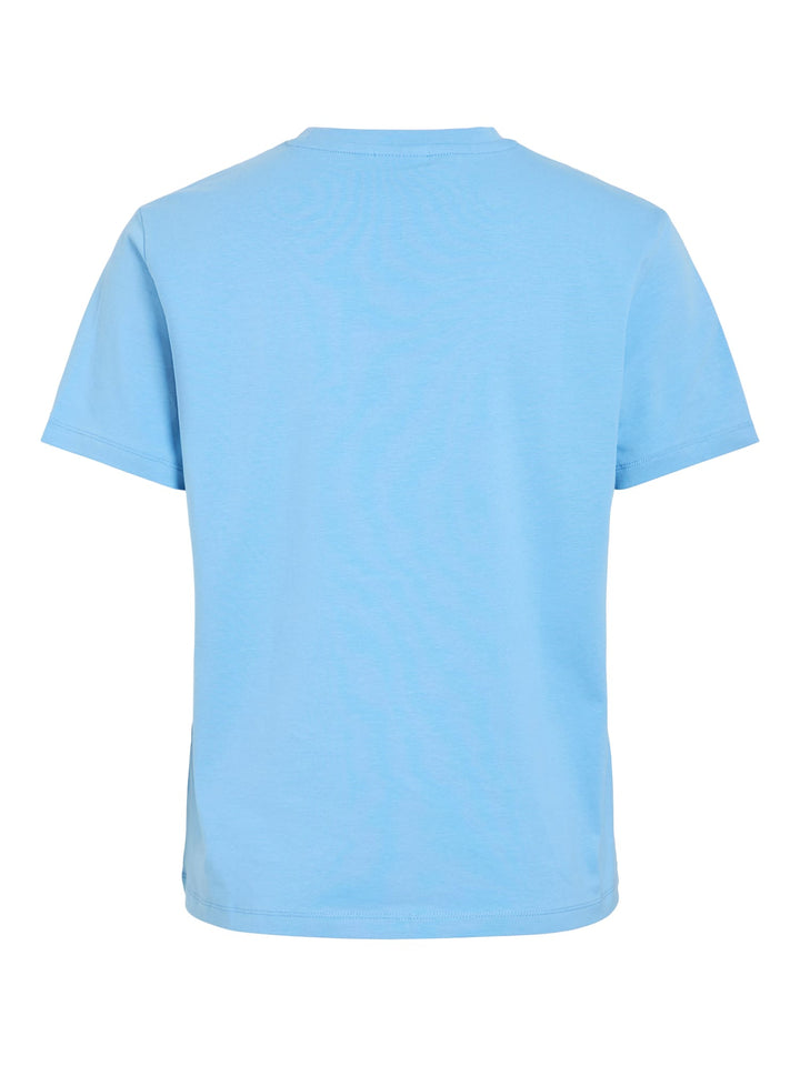 Vila VINORA S/S T-shirt lichtblauw – dames