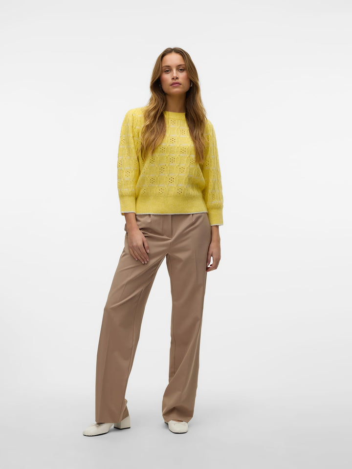 VERO MODA Raya lange broek camel – dames - L34