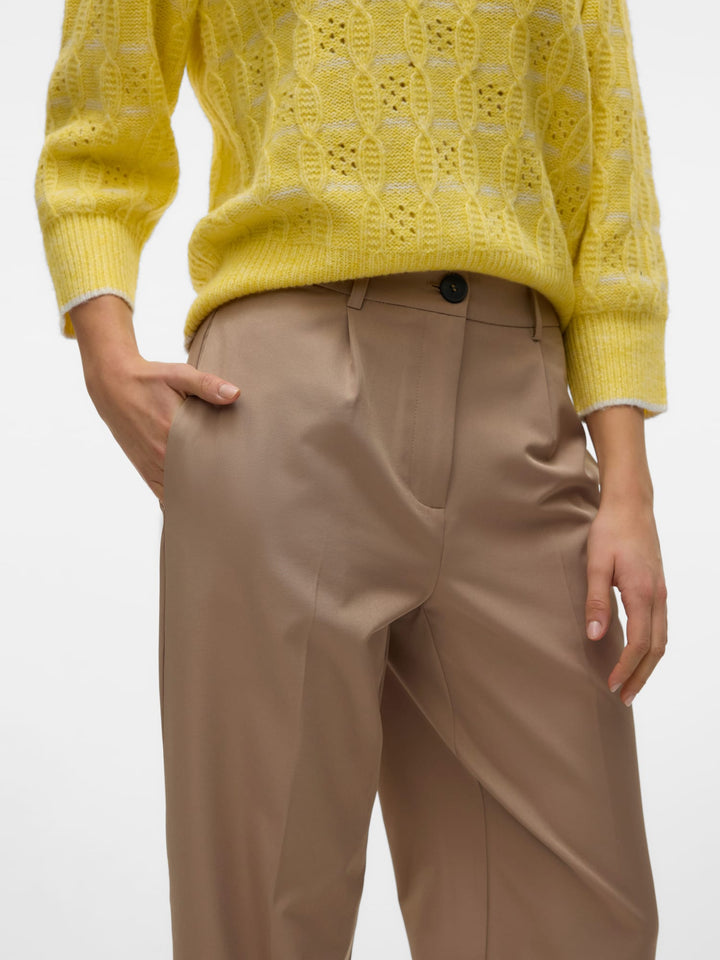 VERO MODA Raya lange broek camel – dames - L34