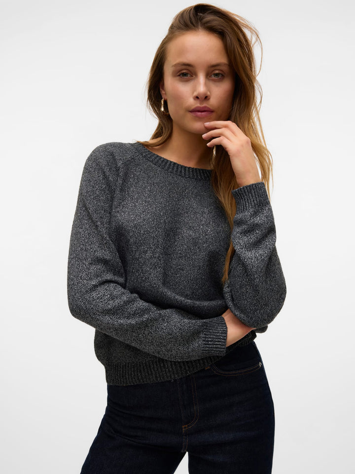 VERO MODA doffyshine trui antraciet – dames
