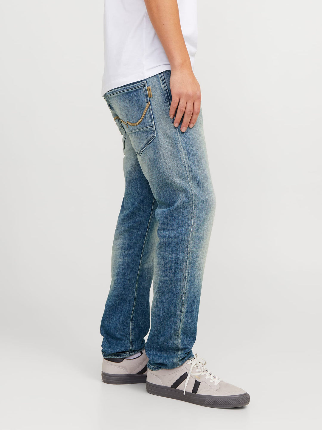 Jack & Jones JJIMIKE tapered fit jeans blauw – heren - Blue Denim - L34