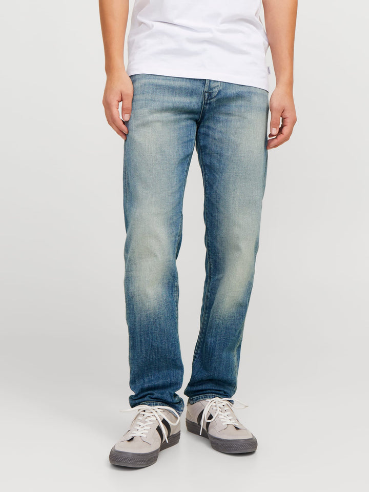 Jack & Jones JJIMIKE tapered fit jeans blauw – heren - Blue Denim - L34