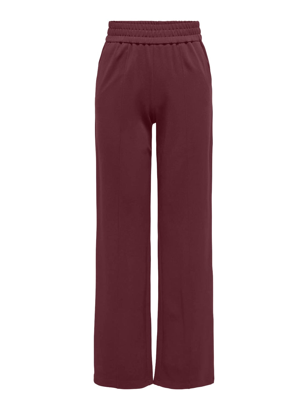 Only 15235076 Poptrash lange broek dames bordeaux - L32