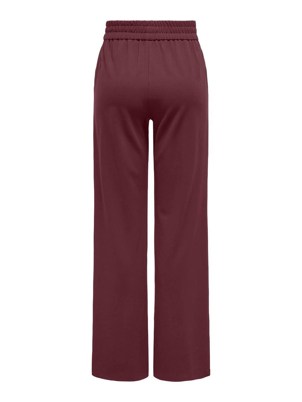 Only 15235076 Poptrash lange broek dames bordeaux - L32