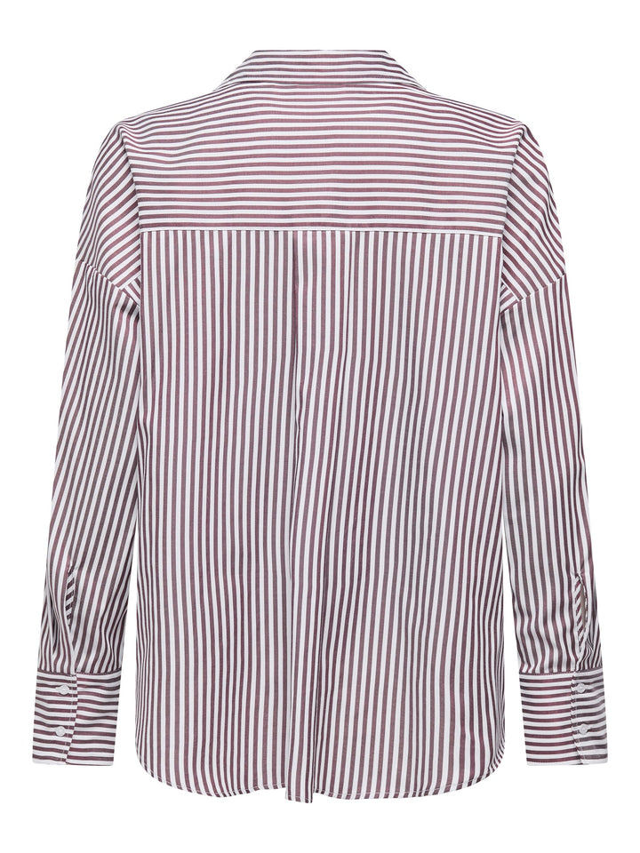 Only ONLOREGON SOLO SHIRT NOOS WVN – dames blouse - Rood Dessin