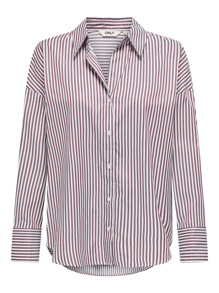 Only ONLOREGON SOLO SHIRT NOOS WVN – dames blouse - Rood Dessin