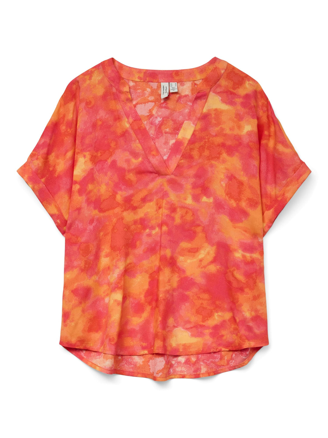VERO MODA Ciana top oranje dessin – dames