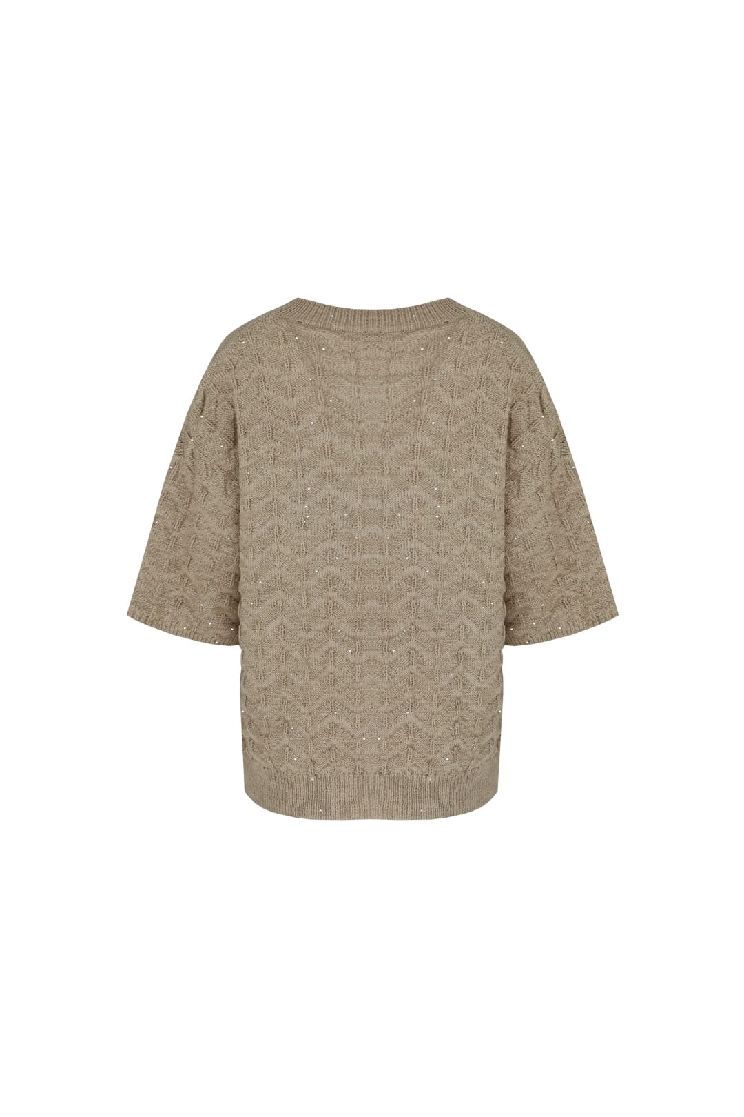 G-Maxx 25ZJG03 vest gebreid dames taupe