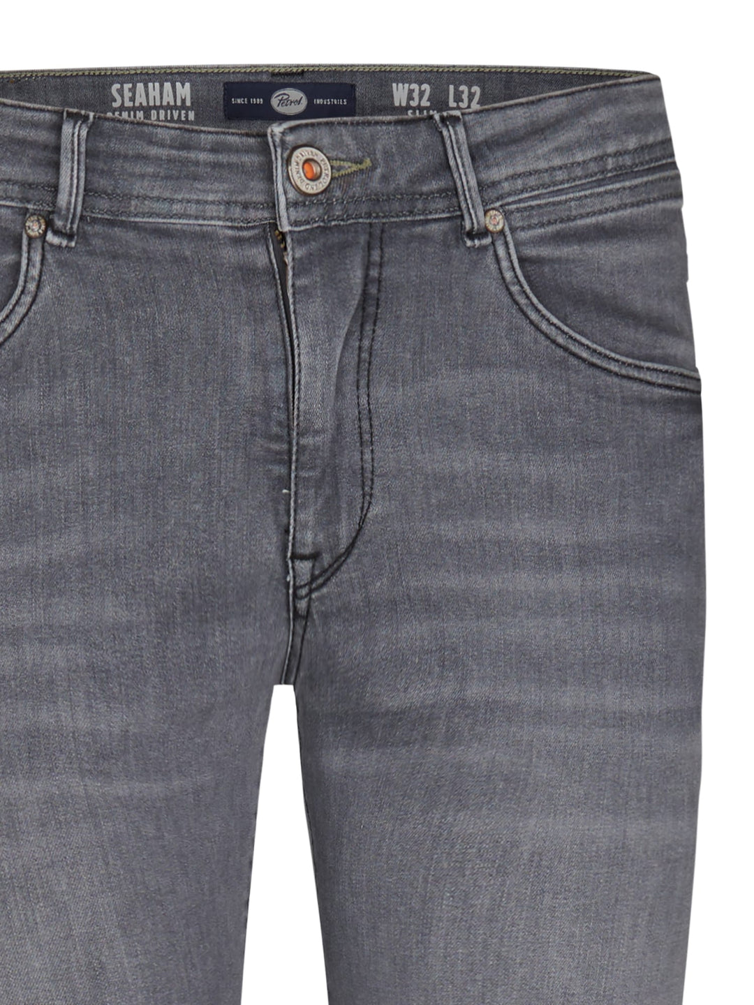 Petrol men Seaham FP 9700 jeans slim fit heren - Grey Denim - L34