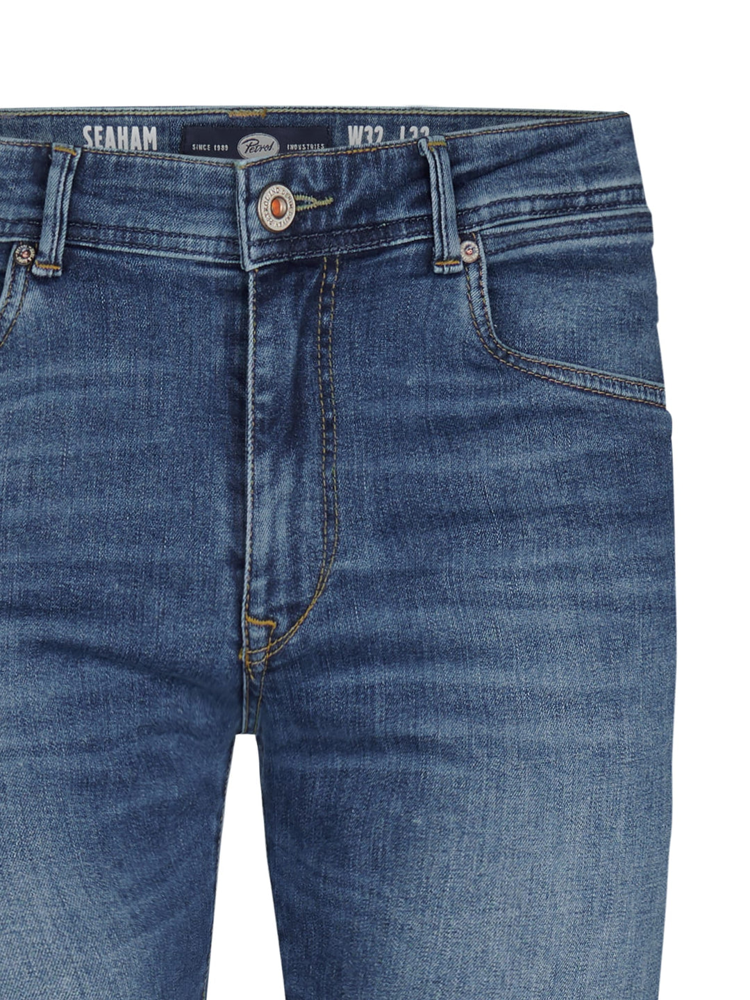 Petrol men Seaham FP 5713 jeans slim fit heren - Blue Denim - L34