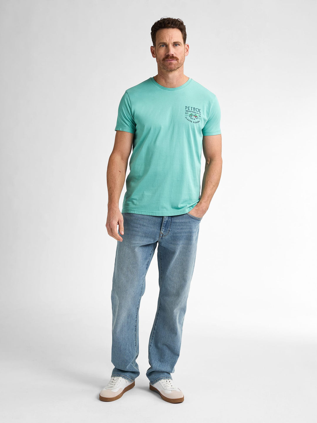 Petrol men M-1050-TSR603 t-shirt esmerald – heren