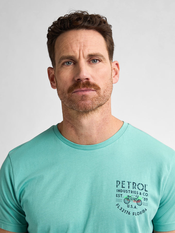 Petrol men M-1050-TSR603 t-shirt esmerald – heren