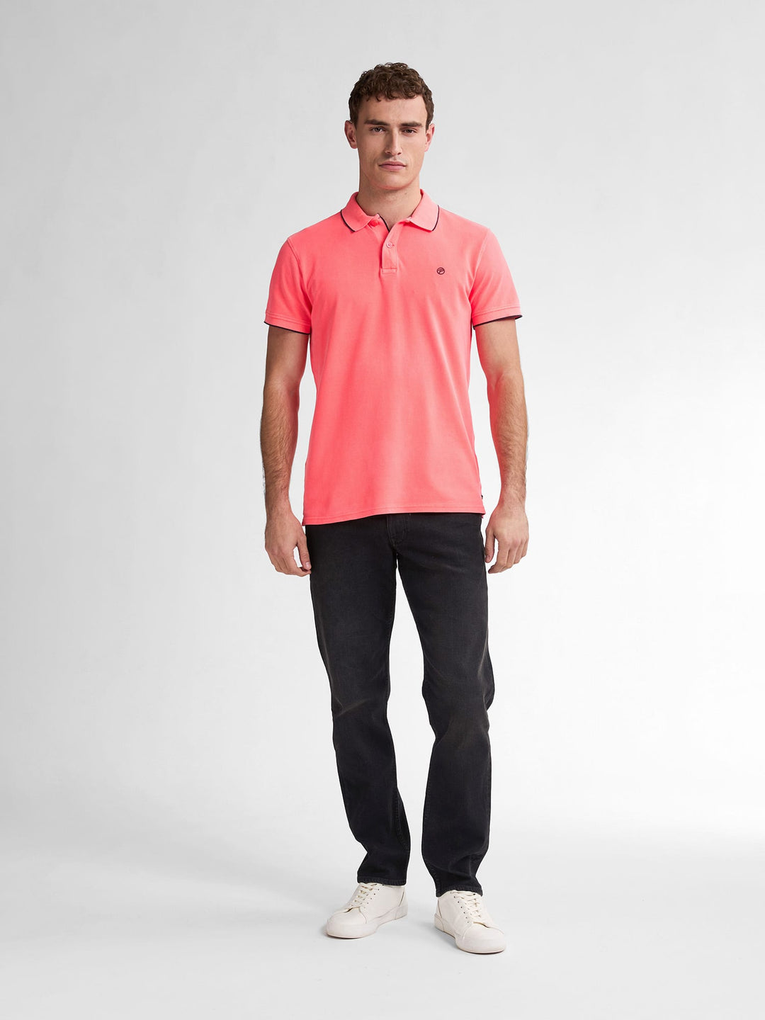 Petrol men M-ROS-POL003 polo k/m neon oranje