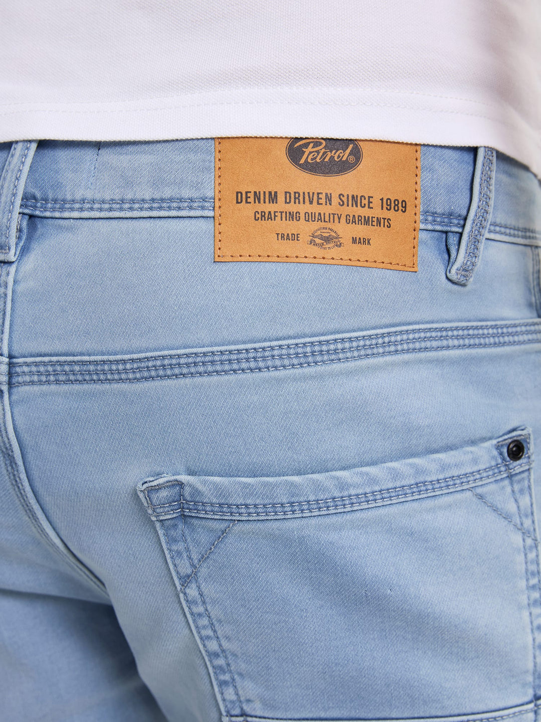 Petrol men M-ROS-SHO001 denim shorts – heren - Blue Denim