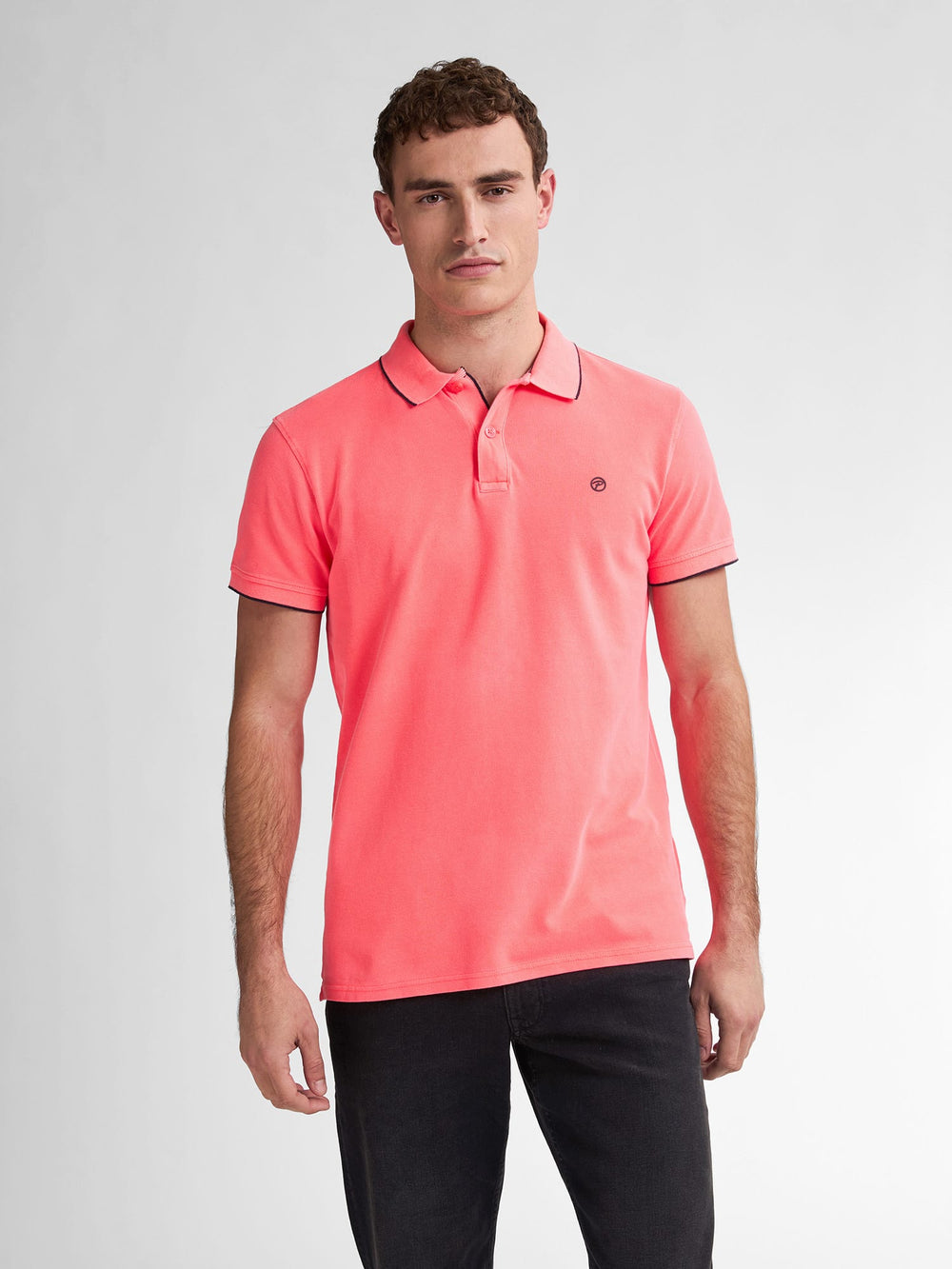 Petrol men M-ROS-POL003 polo k/m neon oranje – heren