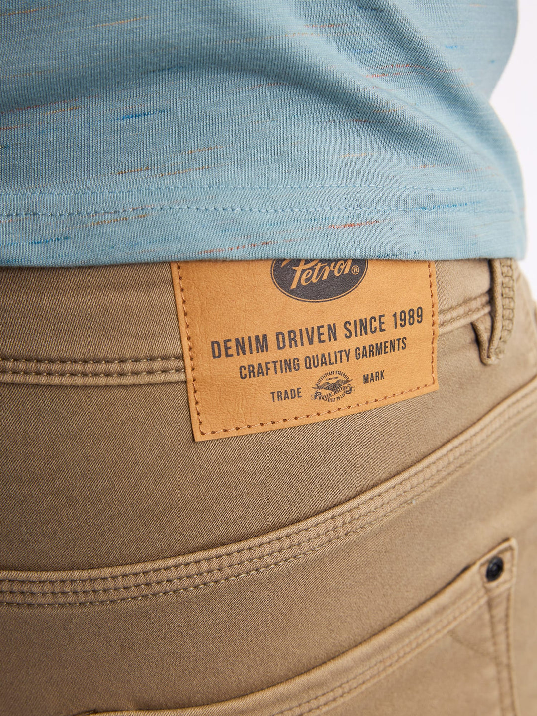 Petrol Men shorts camel – heren