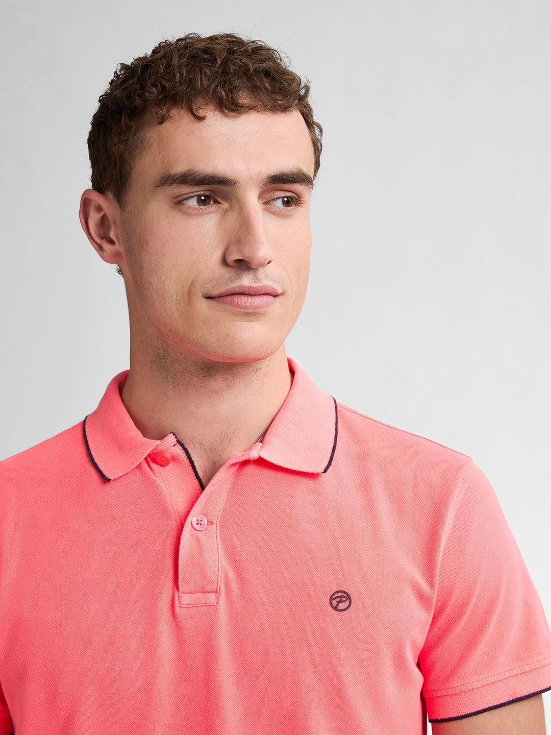 Petrol men M-ROS-POL003 polo k/m neon oranje